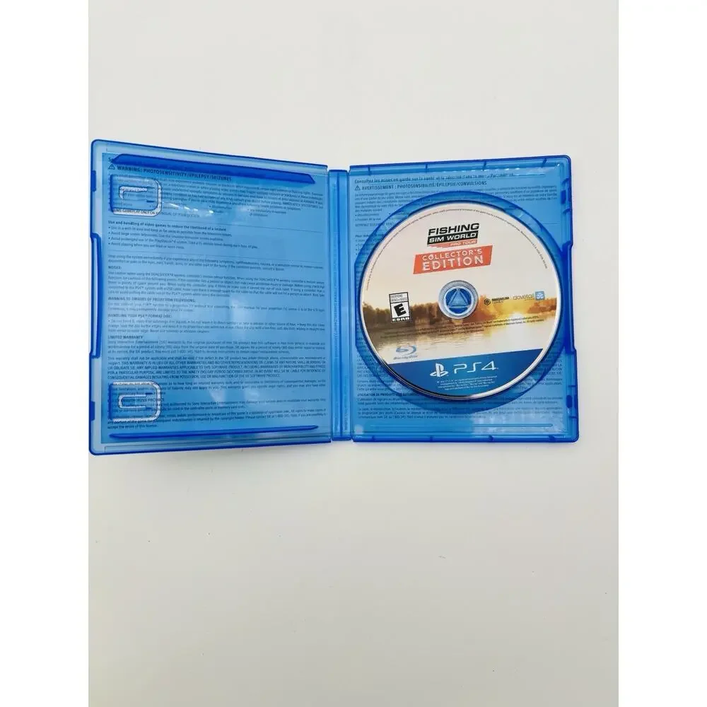Fishing Sim World Pro Tour Collectors Edition - Sony PlayStation 4 Tested Works